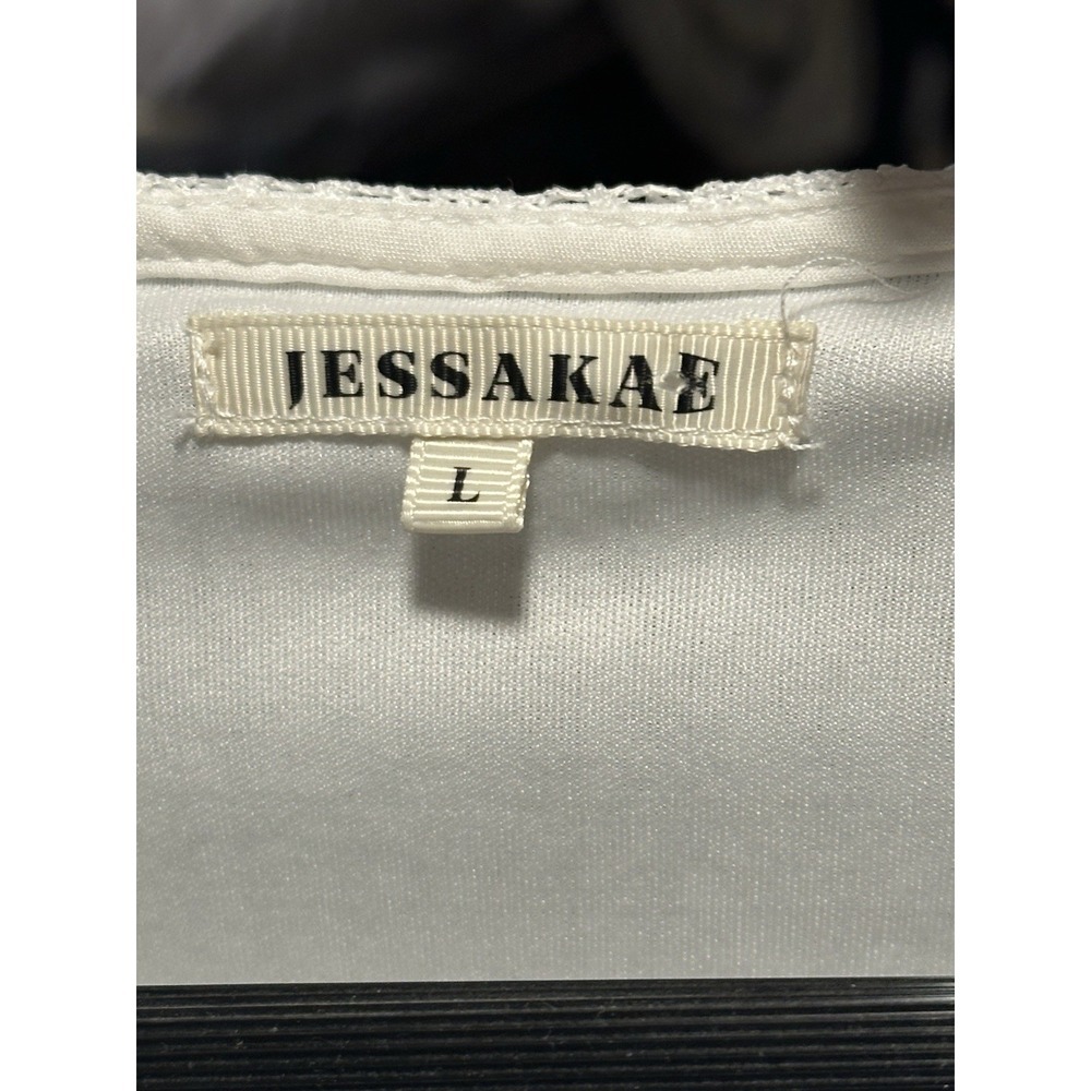 JessaKae Elegant White Lace Midi Dress - Picture 11 of 15